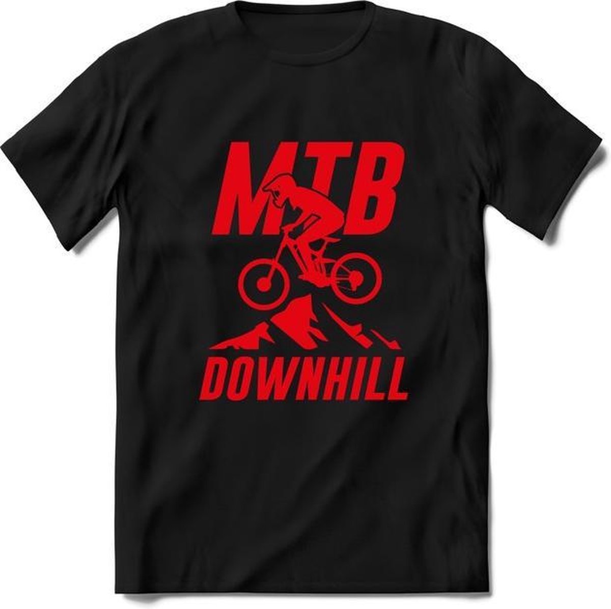 MTB Downhill Mountainbike kleding Sport T-Shirt rood | Heren / Dames - Perfect cadeau Shirt